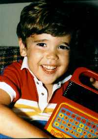 Rich and his first computer, a Speak 'N Spell